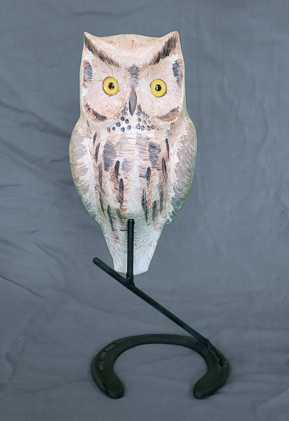 Orange Screech Owl - front